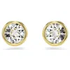 Swarovski Women's Imber Goldtone & Bezel-set Crystal Stud Earrings In White