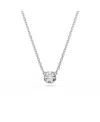 Swarovski Imber Crystal Pendant Necklace In Rhodium Plated, 14.87-16.87 In Silver