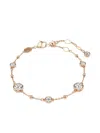 Swarovski Imber Rose-gold Crystal Bracelet In Gold