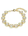 Swarovski Stylish Brass Bijoux Accessory In Gold