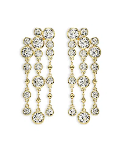 SWAROVSKI IMBER ROUND CUT DROP EARRINGS