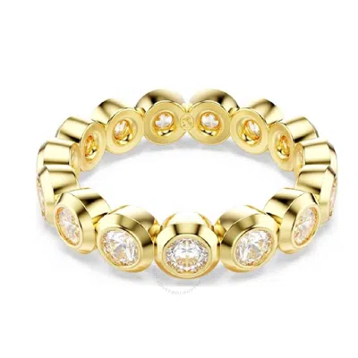 Swarovski Imber Round Cut Ring In Yellow