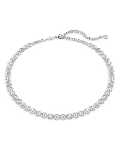 SWAROVSKI IMBER ROUND CUT TENNIS NECKLACE, 17.72