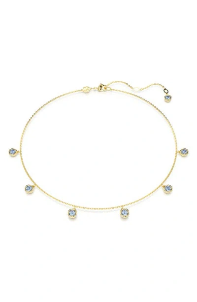 Swarovski Women's Imber Goldtone & Bezel-set Crystal Necklace In Blue