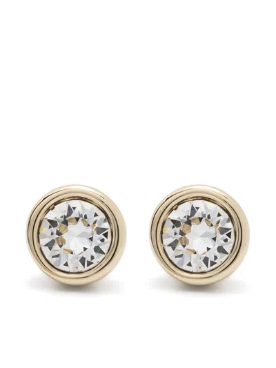 Swarovski Imber Stud Earrings In Gold