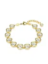 Swarovski Imber Soft Bracelet Gold Shiny Crystal In Gold