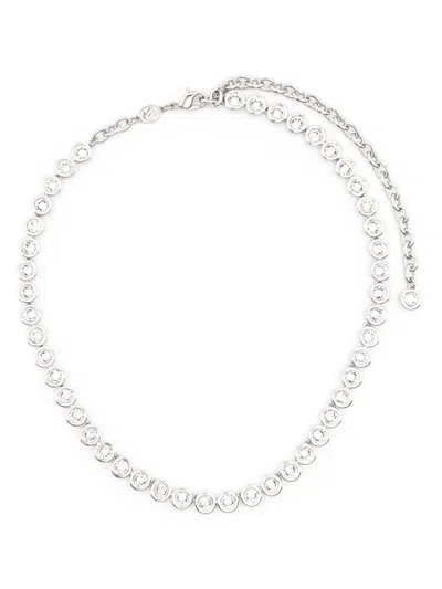 Swarovski Imber Tennis Necklace In Silver