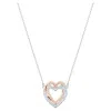 Swarovski Infinity Necklace In 白色