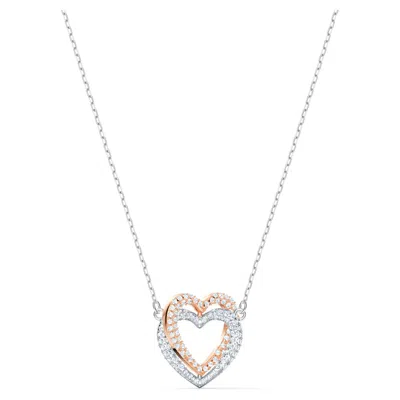 Swarovski Infinity Necklace In 白色