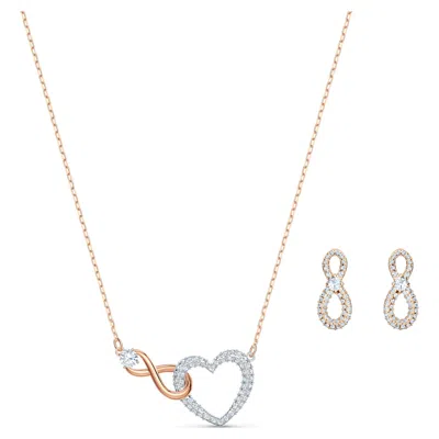 Swarovski Infinity Set In Weiss