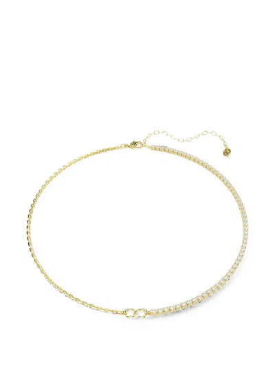 Swarovski Infinity-pendant Necklace In Gold