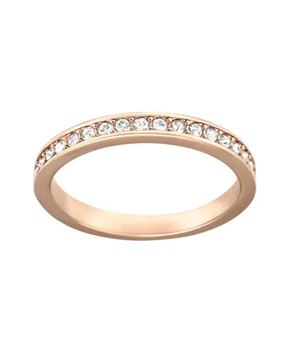 Swarovski Matrix Crystal-embellished Eternity Ring In Gold