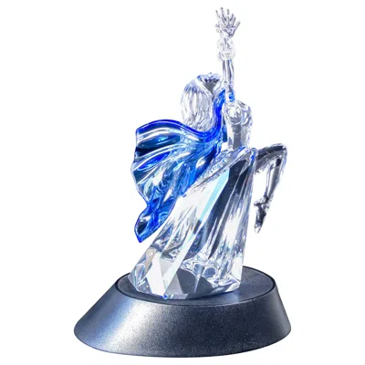 Pre-owned Swarovski Isadora Crystal Sculpture, "magic Of Dance." Austria, 2002 In Blue