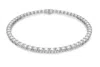 Swarovski Crystal Round Cut Matrix Tennis Bracelet In Multicolor