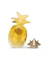 Swarovski Jungle Beats Pineapple Magnet, Large In Yellow
