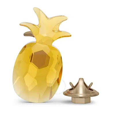 Swarovski Jungle Beats Pineapple Magnet In Yellow