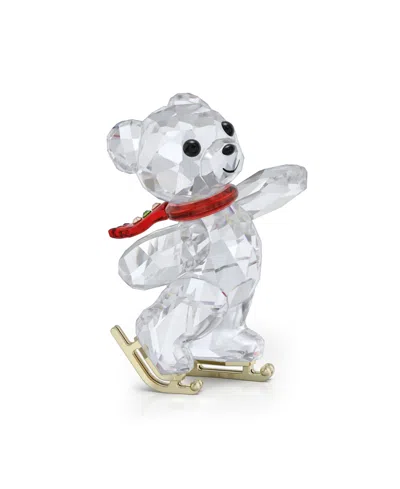 Swarovski Kris Bear 130th Anniversary Figurine In Transparent
