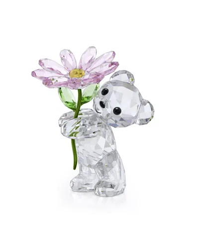Swarovski Ourson Kris Une Marguerite Pour Toi In White