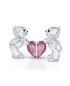 Swarovski Kris Bear A Perfect Match Figurine In Pink