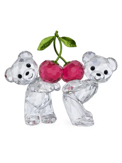 Swarovski Kris Bear Always Together Crystal Figurine In Transparent