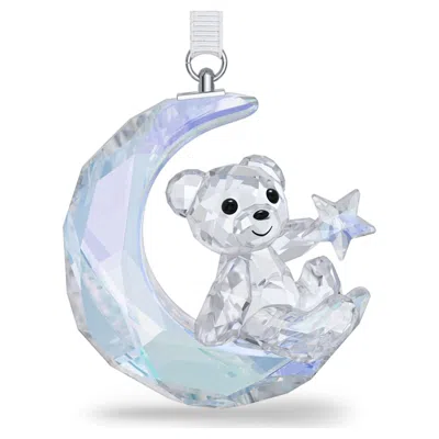 Swarovski Kris Bär Mond Ornament In Blue
