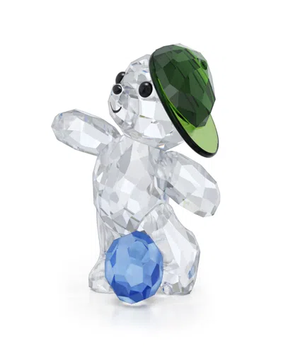 Swarovski Kris Bear Scorer Ball Crystal Figurine In White