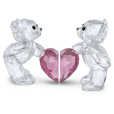 Swarovski Kris Bear Collection A Perfect Match Crystal Figurines In Transparent