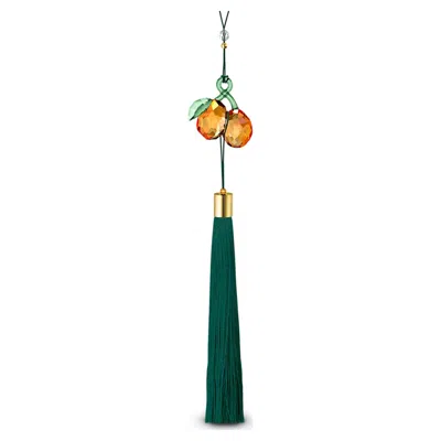Swarovski Kumquat Ornament In Green