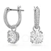 Swarovski Stylish Brass Bijoux Accessory In Silver