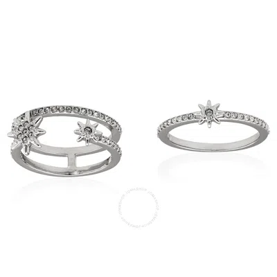 Swarovski Ladies Fizzy Ring Set In White