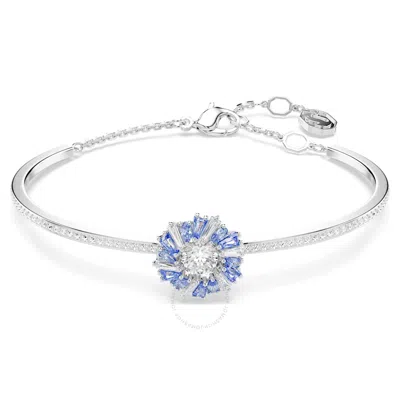 Swarovski Ladies Idyllia Blue Flower Bangle