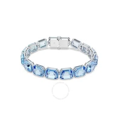 Swarovski Millenia Tennis Bracelet In Blue