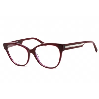 Swarovski Ladies Multi-color Cat Eye Eyeglass Frames Sk5392 In Red