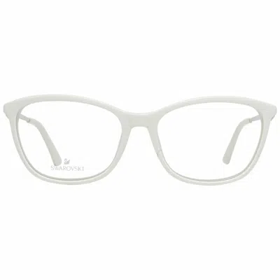 Swarovski Ladies' Spectacle Frame  Sk5276 54021 Gbby2 In White