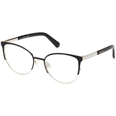 Swarovski Ladies' Spectacle Frame  Sk5475-53001  53 Mm Gbby2 In Black