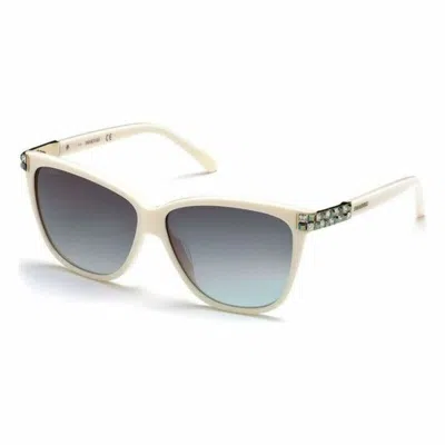 Swarovski Ladies' Sunglasses  Sk0056 01b  59 Mm Gbby2 In Neutral