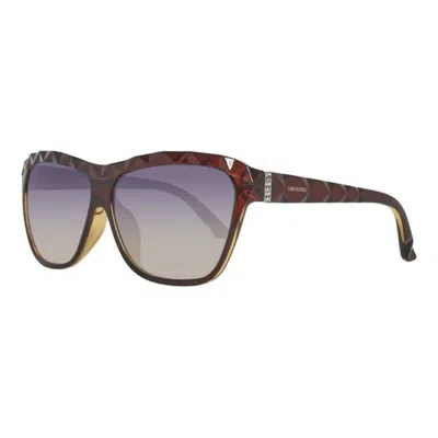 Swarovski Ladies' Sunglasses  Sk0079 50w-62-12-145  62 Mm Gbby2 In Brown