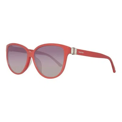 Swarovski Ladies' Sunglasses  Sk0120f-5866b Gbby2 In Red