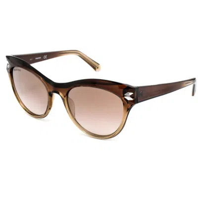 Swarovski Ladies' Sunglasses  Sk0171  51 Mm Gbby2 In Neutral