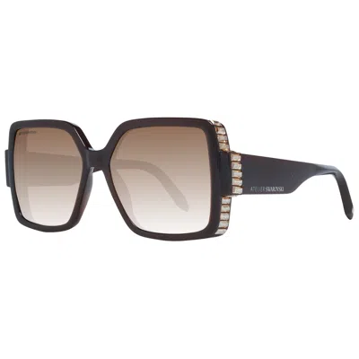 Swarovski Ladies' Sunglasses  Sk0237-p 36f55 Gbby2 In Black