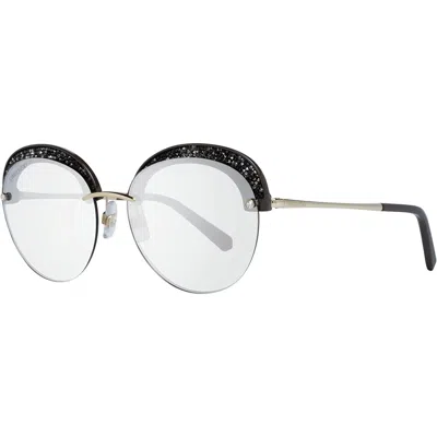 Swarovski Ladies' Sunglasses  Sk0256 5632g Gbby2 In Metallic