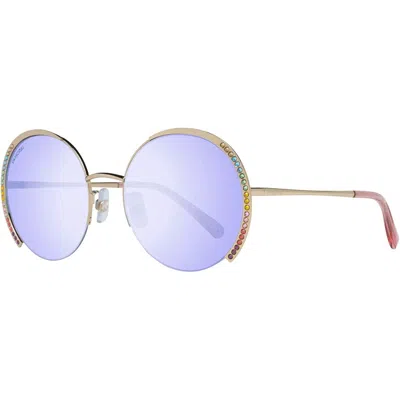 Swarovski Ladies' Sunglasses  Sk0280-h 5632w Gbby2 In Gray