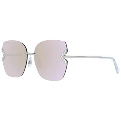 Swarovski Ladies' Sunglasses  Sk0306-h 6216z Gbby2 In Gray