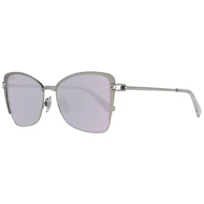 Swarovski Ladies' Sunglasses  Sk0314 5617z Gbby2 In Gray