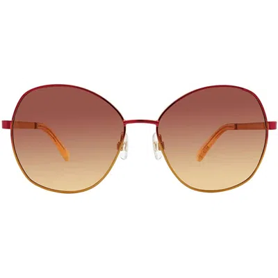 Swarovski Ladies' Sunglasses  Sk0368 5871f Gbby2 In Gold