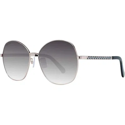 Swarovski Ladies' Sunglasses  Sk0368-f 6028b Gbby2 In Metallic