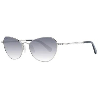 Swarovski Ladies' Sunglasses  Sk0386 5632b Gbby2 In Gray