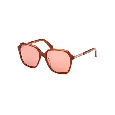 Swarovski Ladies' Sunglasses  Sk0390-5642j  56 Mm Gbby2 In Red