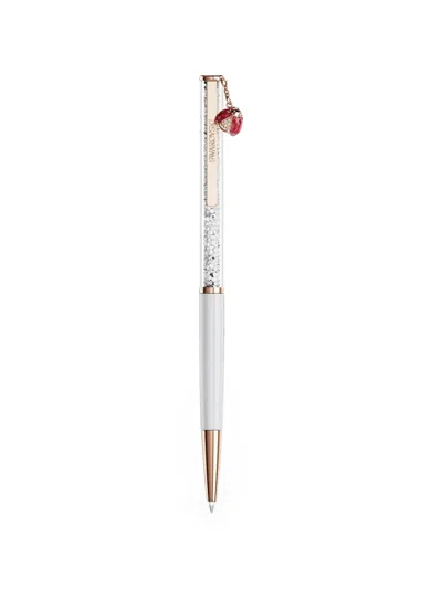 Swarovski Ladybug Crystal-embellished Ballpoint Pen In Multi