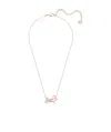 Swarovski Lifelong Bow Necklace In Yellow